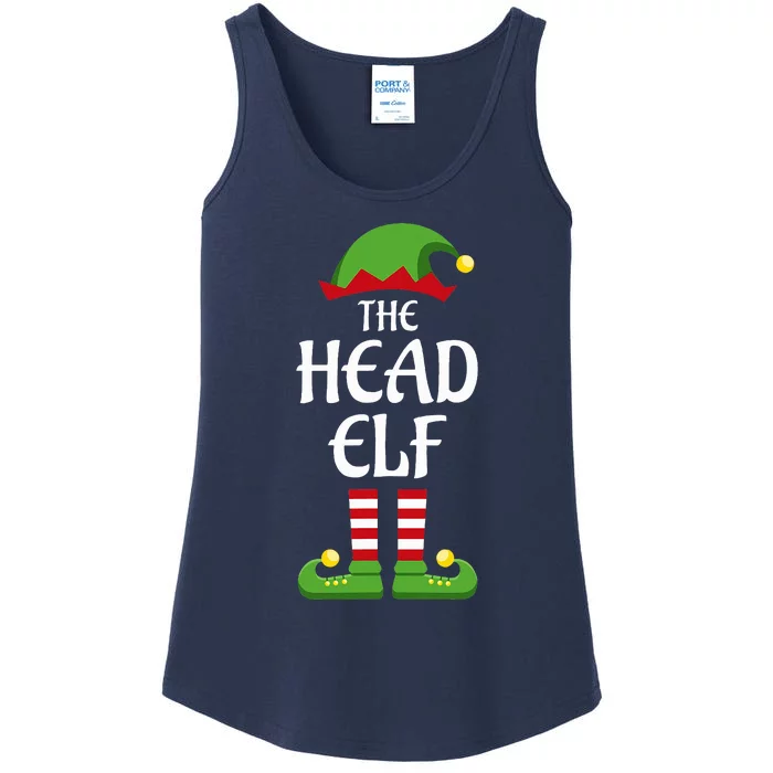 Head Elf Family Matching Group Christmas Ladies Essential Tank