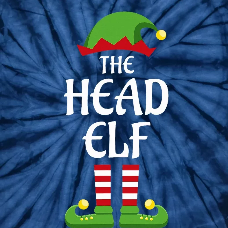 Head Elf Family Matching Group Christmas Tie-Dye T-Shirt