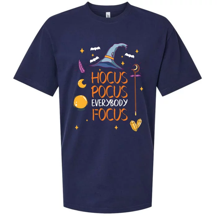 Halloween Everybody Focus Funny Sueded Cloud Jersey T-Shirt