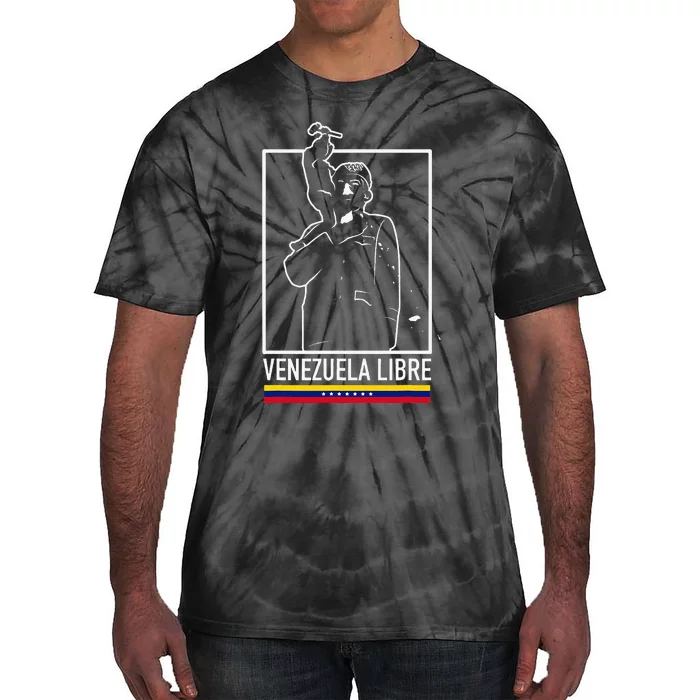 Hasta El Final Abajo Cadenas Venezuela Libre Tie-Dye T-Shirt