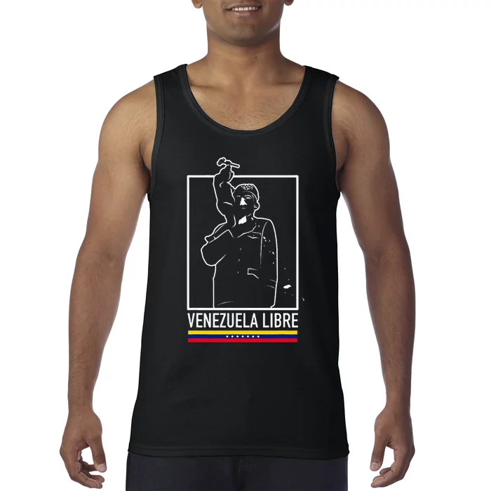 Hasta El Final Abajo Cadenas Venezuela Libre Tank Top