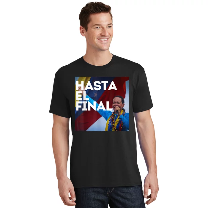 Hasta El Final Maria Corina Venezuela Libre T-Shirt