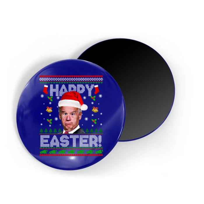 Happy Easter Funny Joe Biden Christmas Ugly Sweater Gift Magnet