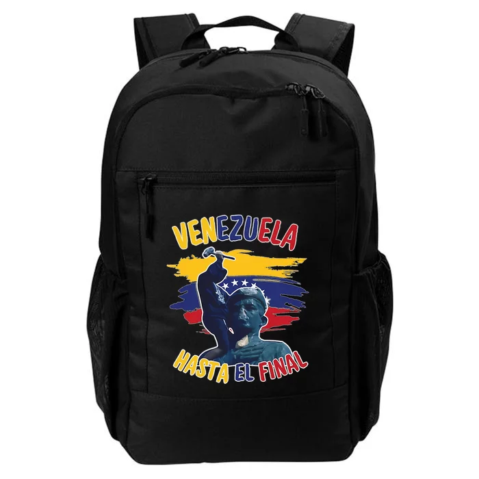 Hasta El Final Venezuela Flag Bandera De Venezuela 2024 Daily Commute Backpack