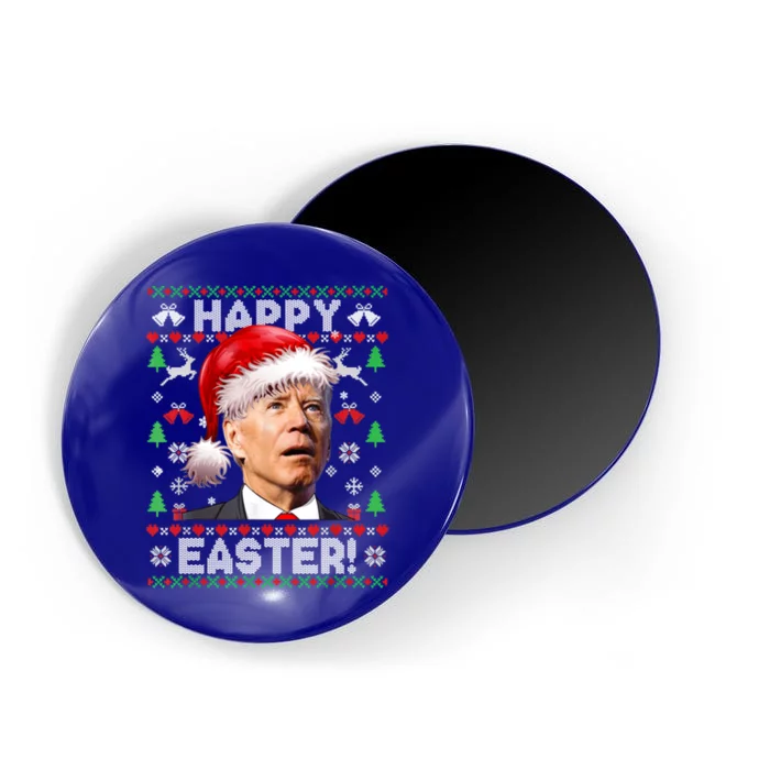 Happy Easter Funny Joe Biden Ugly Christmas Sweater Funny Gift Magnet