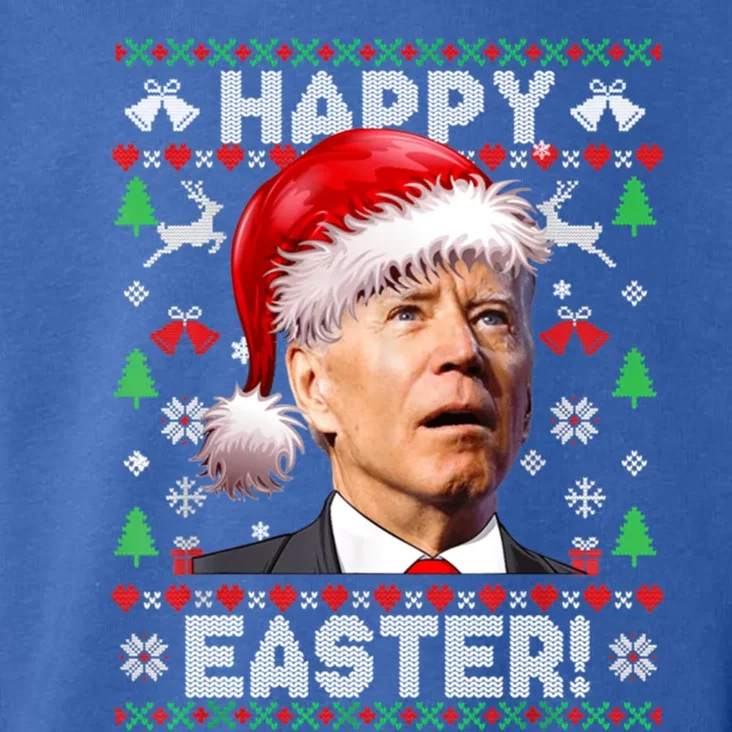 Happy Easter Funny Joe Biden Ugly Christmas Sweater Funny Gift Toddler Hoodie