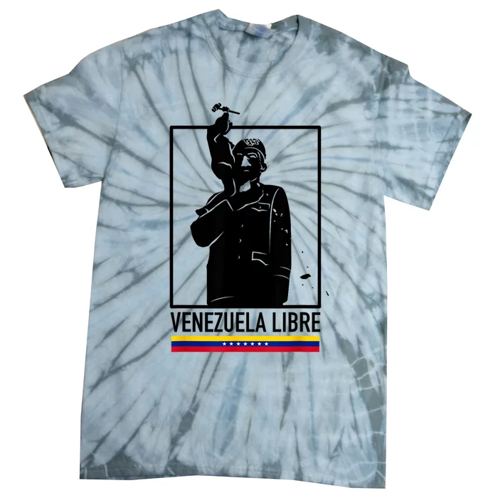 Hasta El Final Abajo Cadenas Venezuela Libre Tie-Dye T-Shirt