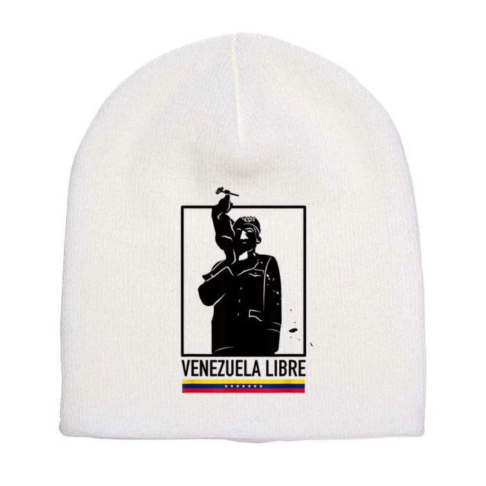 Hasta El Final Abajo Cadenas Venezuela Libre Short Acrylic Beanie