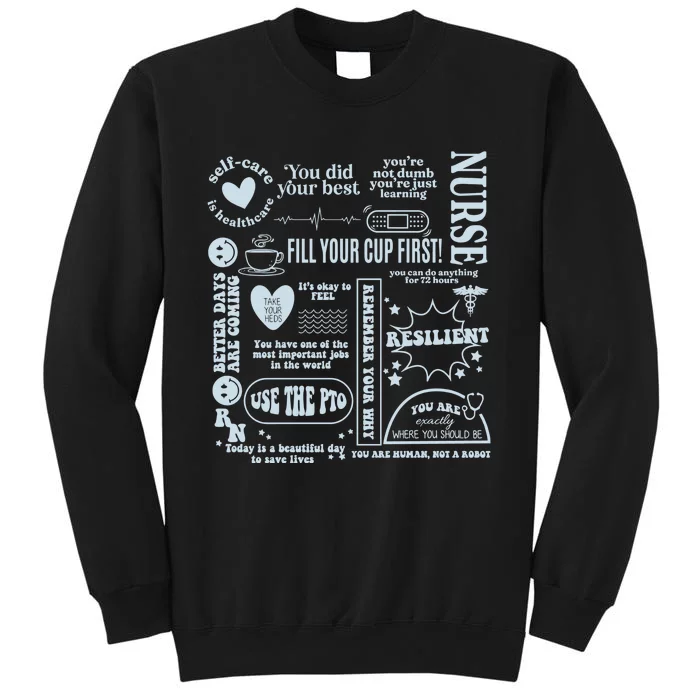 Healthcare Essentials Fill Your Cup First Tall Sweatshirt