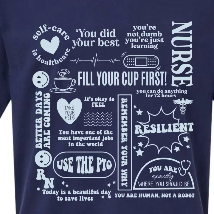 Healthcare Essentials Fill Your Cup First Sueded Cloud Jersey T-Shirt