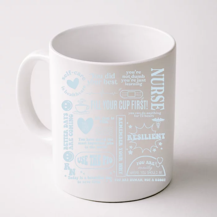 Healthcare Essentials Fill Your Cup First Front & Back Coffee Mug