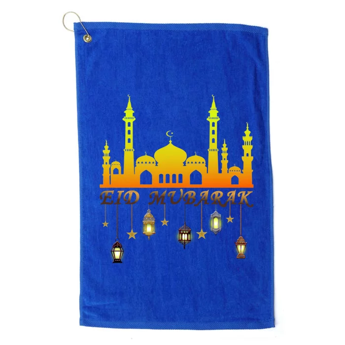 Happy Eid For Eid Alcool Giftfitr And Eid Alcool Giftadha Cool Gift Eid Mubarak Platinum Collection Golf Towel