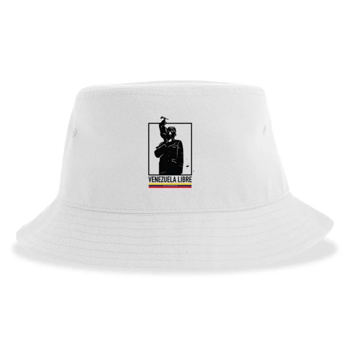 Hasta El Final Abajo Cadenas Venezuela Libre Sustainable Bucket Hat