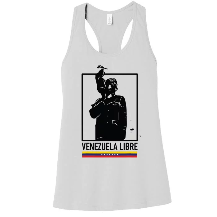 Hasta El Final Abajo Cadenas Venezuela Libre Women's Racerback Tank