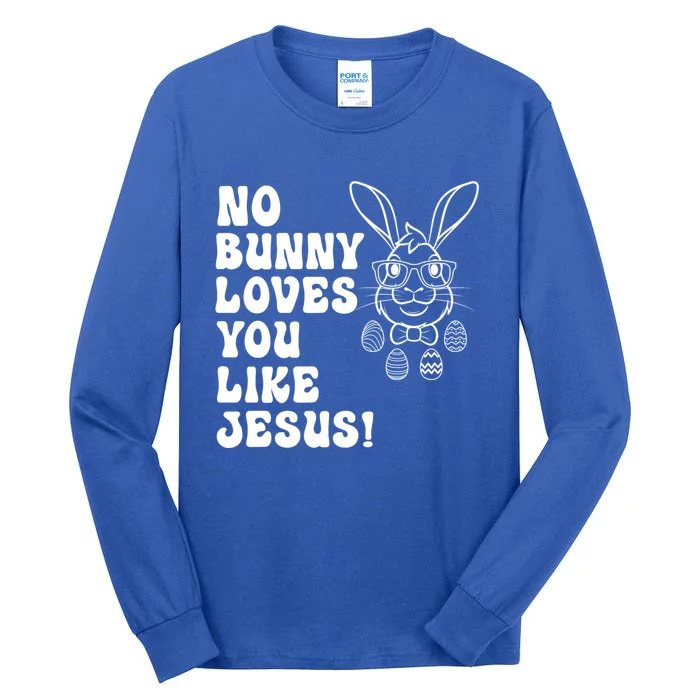 Hoppy Easter Group Eggs No Bunny Love You Like Jesus Cool Gift Tall Long Sleeve T-Shirt