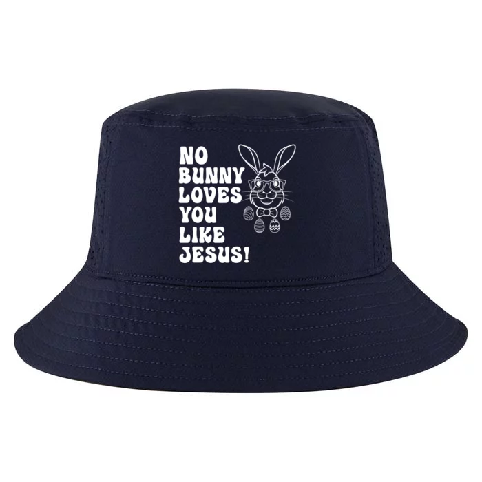 Hoppy Easter Group Eggs No Bunny Love You Like Jesus Cool Gift Cool Comfort Performance Bucket Hat