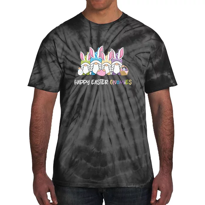 Happy Easter Gnomies Easter Gnome Squad Easter Day Tie-Dye T-Shirt