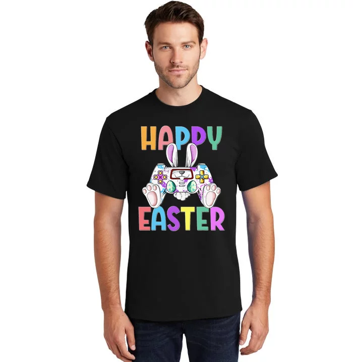 Happy Easter Gaming Controllers Bunny Tall T-Shirt