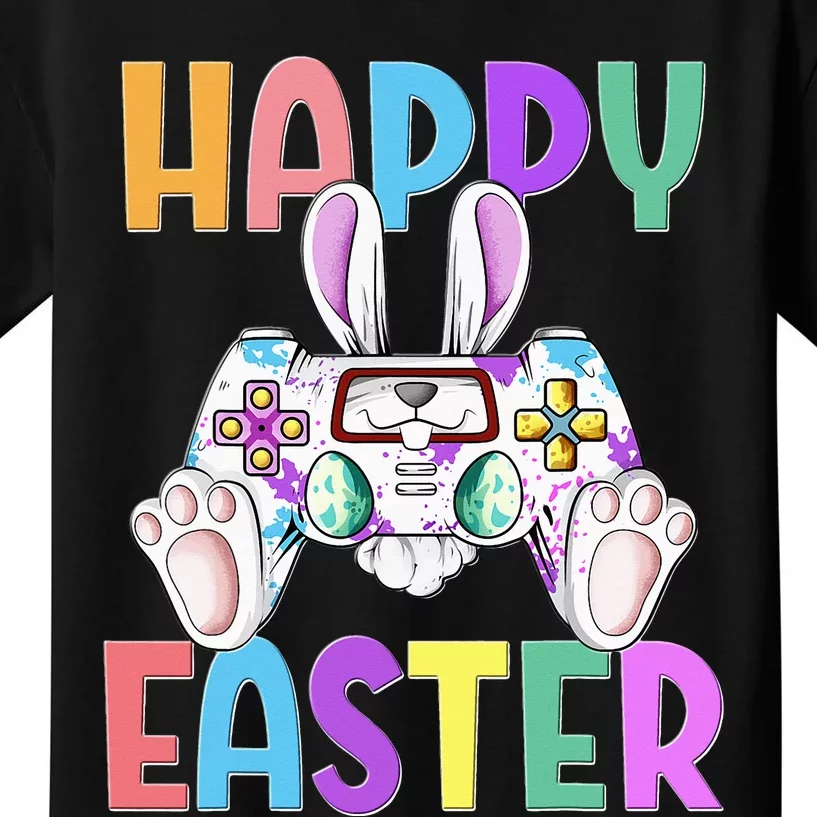 Happy Easter Gaming Controllers Bunny Kids T-Shirt