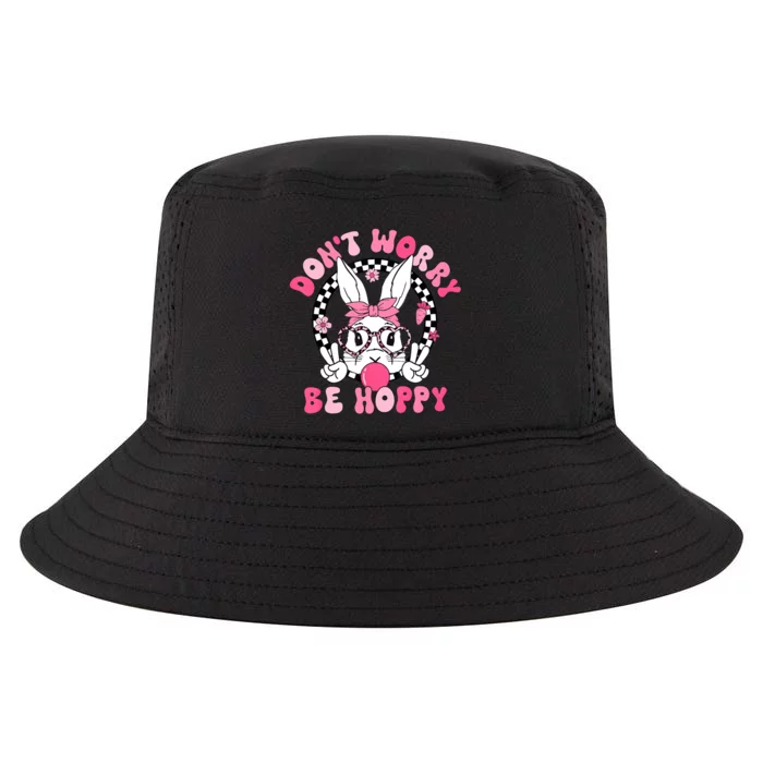 Happy Easter Groovy Bunny Face DonT Worry Be Hoppy Cool Comfort Performance Bucket Hat