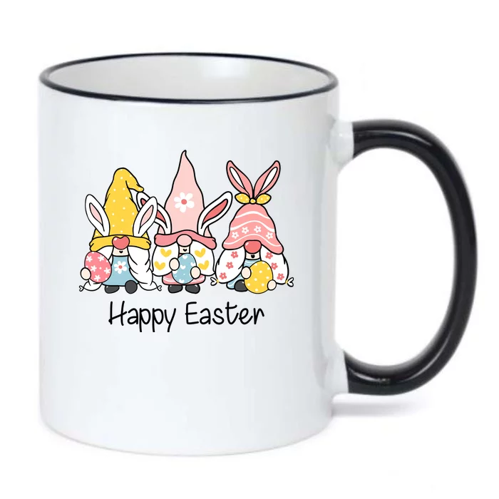 Happy Easter Gnome Holiday Cute Gift Black Color Changing Mug