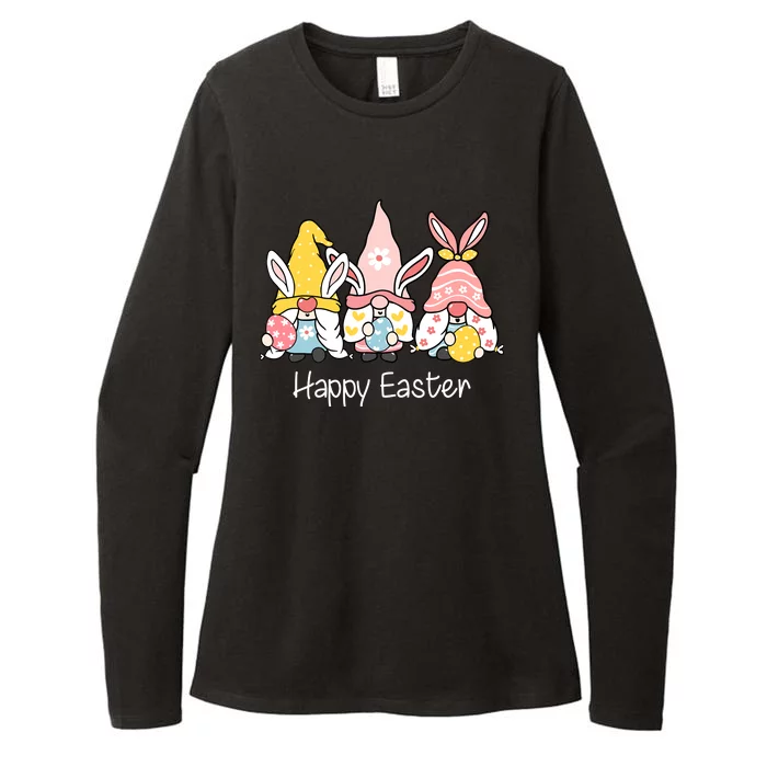 Happy Easter Gnome Holiday Cute Gift Womens CVC Long Sleeve Shirt