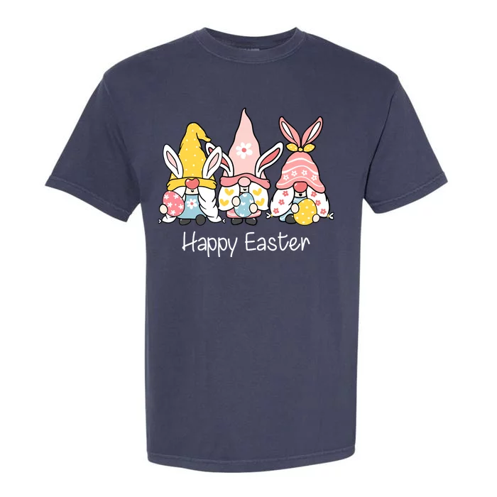 Happy Easter Gnome Holiday Cute Gift Garment-Dyed Heavyweight T-Shirt