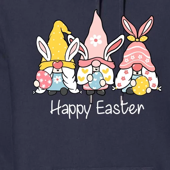 Happy Easter Gnome Holiday Cute Gift Premium Hoodie