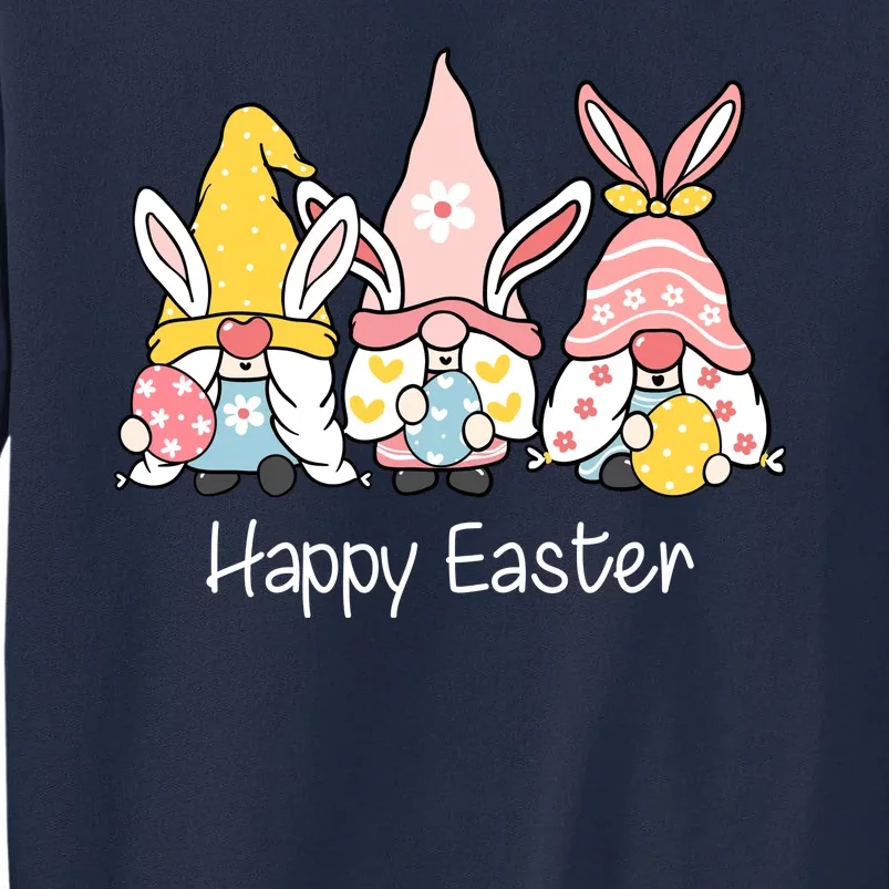 Happy Easter Gnome Holiday Cute Gift Tall Sweatshirt