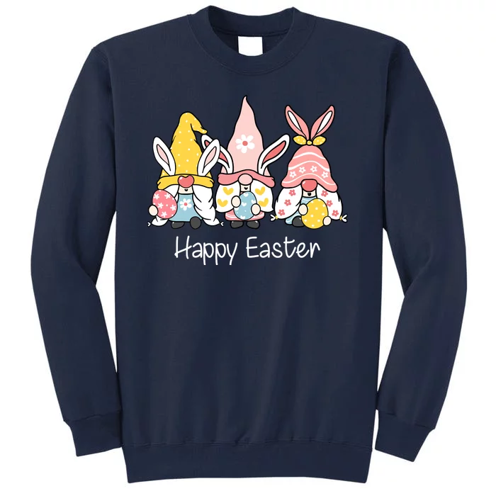 Happy Easter Gnome Holiday Cute Gift Tall Sweatshirt