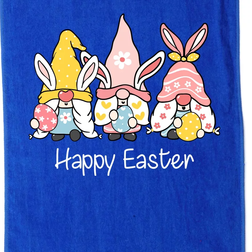 Happy Easter Gnome Holiday Cute Gift Platinum Collection Golf Towel