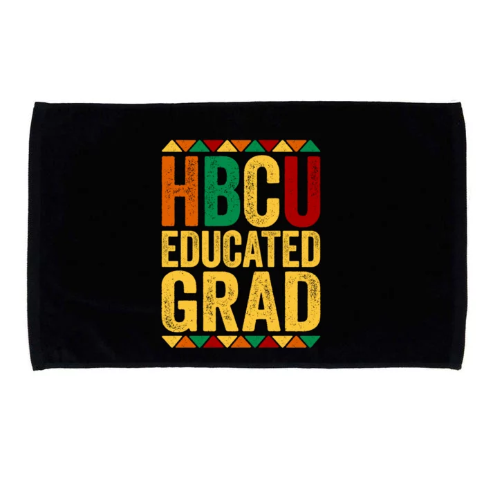 Hbcu Educated Grad Gift Historical Black College Alumni Gift Microfiber Hand Towel