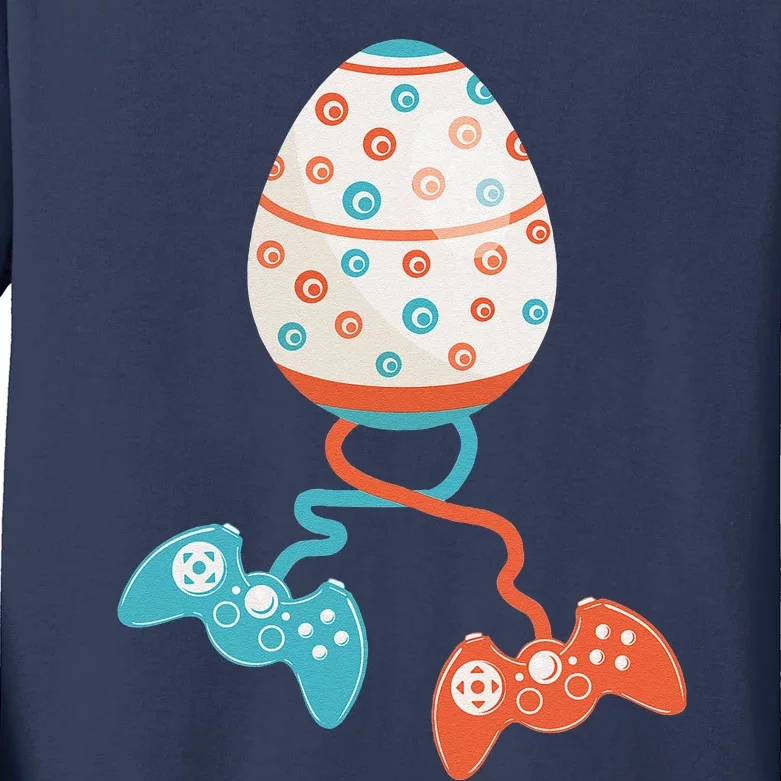 Happy Easter Gaming Eggs Happy Easter Gift For Gamer Kids Long Sleeve Shirt