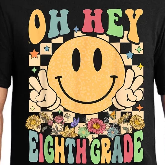 Hello Eighth Grade Teachers Student 8th Grade Back To School Pajama Set