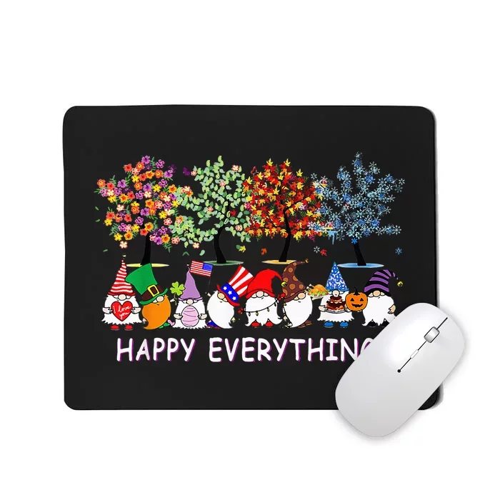 Happy Everything Gnomies Gnomes Holidays Christmas Xmas Mousepad