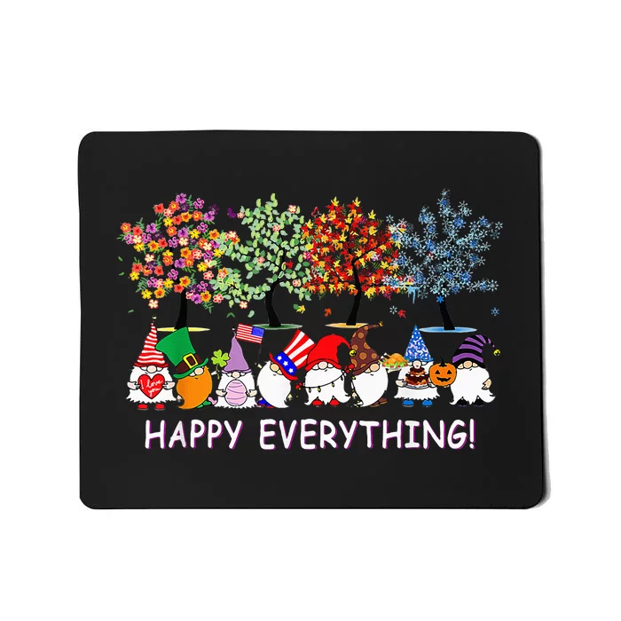 Happy Everything Gnomies Gnomes Holidays Christmas Xmas Mousepad