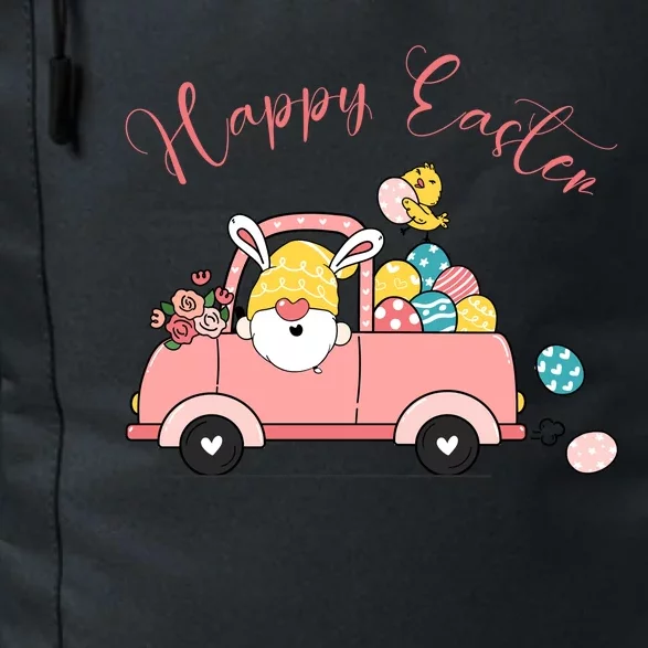 Happy Easter Gnome Truck Holiday Daily Commute Backpack