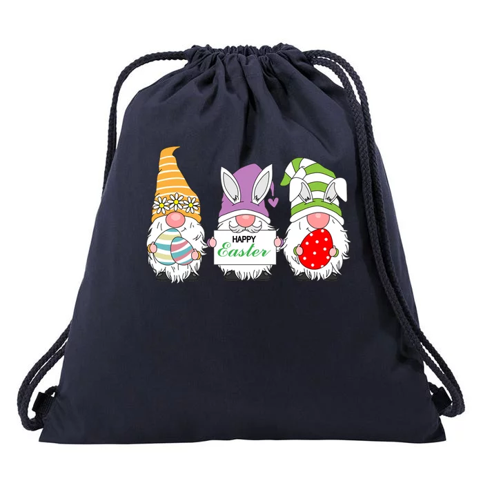 Happy Easter Gnome Drawstring Bag