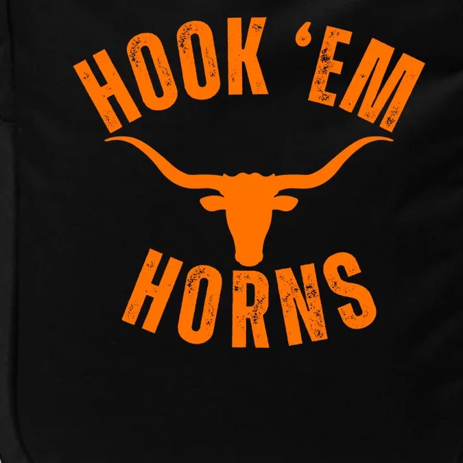 Hook Em Horns Texas Bull Head Impact Tech Backpack