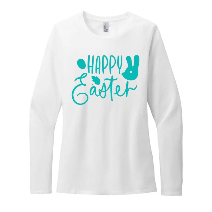 Happy Easter Holiday Bunny Womens CVC Long Sleeve Shirt