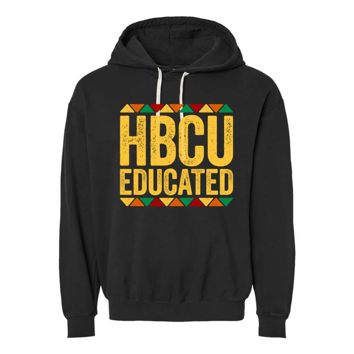 HBCU Educated Historical Black College Garment-Dyed Fleece Hoodie