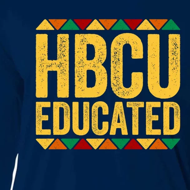 HBCU Educated Historical Black College Cooling Performance Long Sleeve Crew