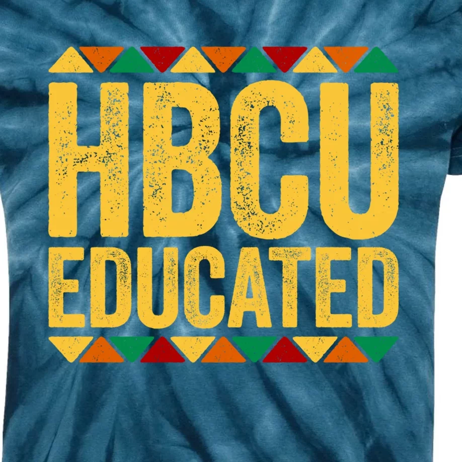 HBCU Educated Historical Black College Kids Tie-Dye T-Shirt