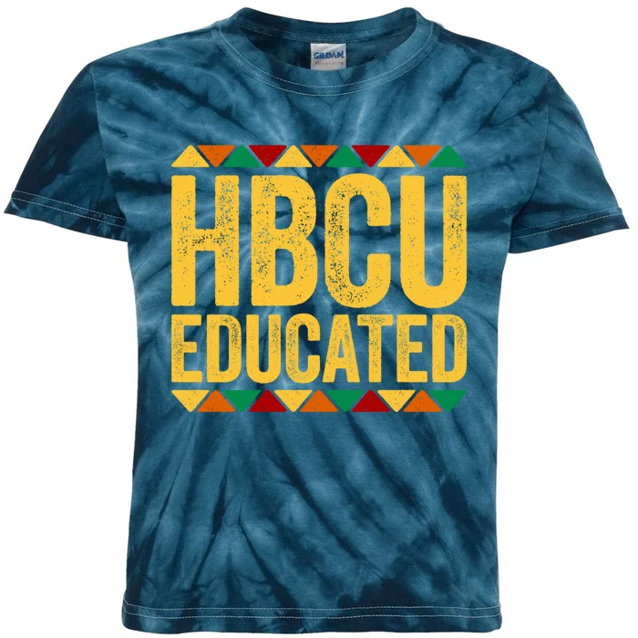 HBCU Educated Historical Black College Kids Tie-Dye T-Shirt