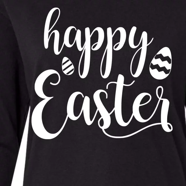 Happy Easter Holiday Womens Cotton Relaxed Long Sleeve T-Shirt