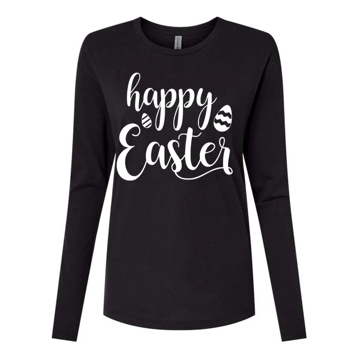 Happy Easter Holiday Womens Cotton Relaxed Long Sleeve T-Shirt