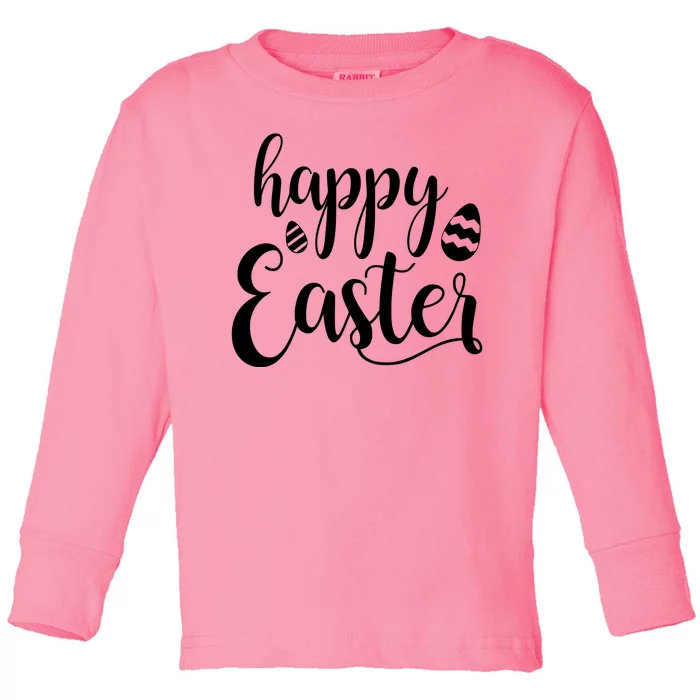 Happy Easter Holiday Toddler Long Sleeve Shirt