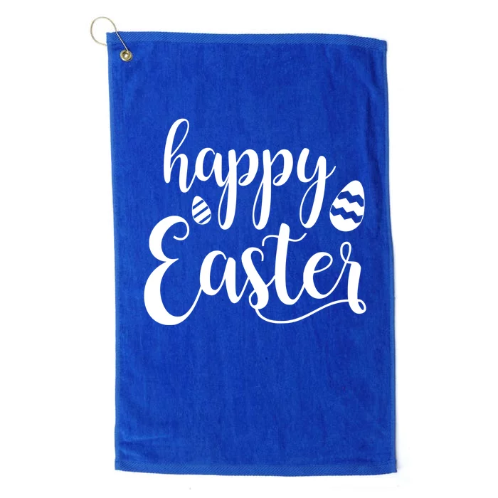 Happy Easter Holiday Platinum Collection Golf Towel