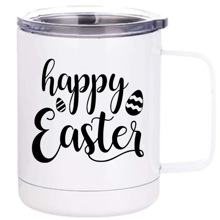 Happy Easter Holiday Front & Back 12oz Stainless Steel Tumbler Cup