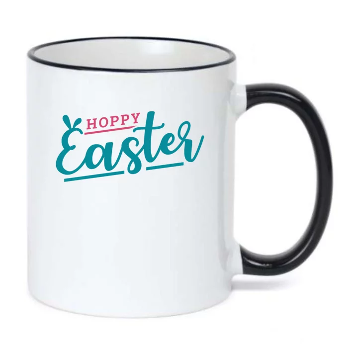 Hoppy Easter Holiday Black Color Changing Mug